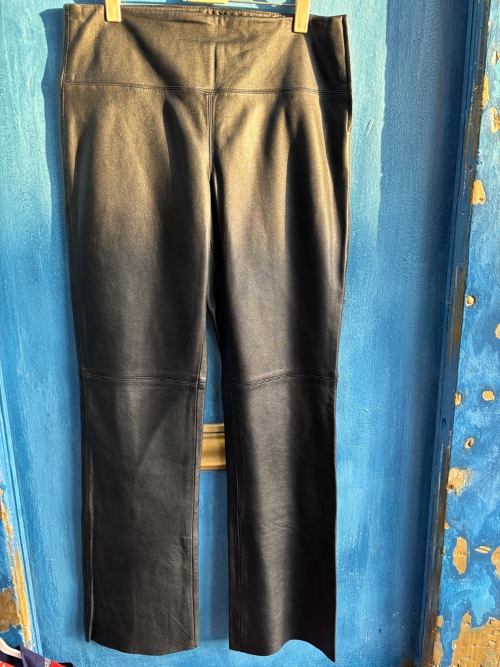 Express Black Leather Skirt with Lined Interior
